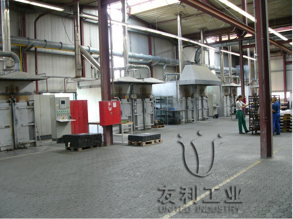 摩擦材料固化爐